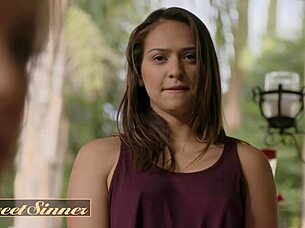 tyler and hot sara luvv succumb to steamy passion