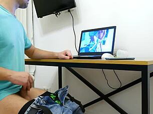 nurse's prostate massage milks cum for cash