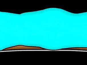 Busty aunt August Skye jerks cock for house entry