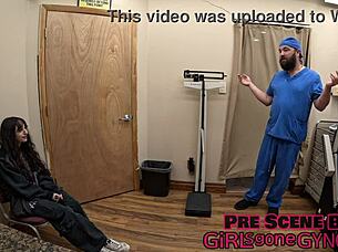 alice rose endures first gyno exam with anal fingering and humiliation