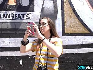 Glasses amateur slut pounded hard on 305 bus!