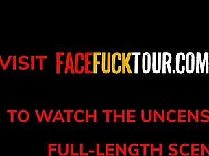 Huge Natural Tits Amateur Latina Throat Fucked Rough by Tourist BWC!