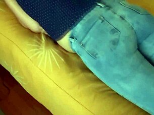 she revels in two massive cumshots drenching ass and tits