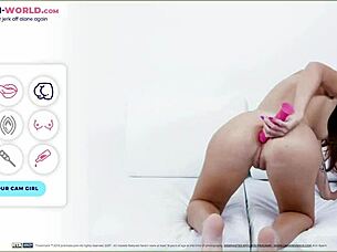 babe allie haze tries new toy and blows mr pete's cock so good