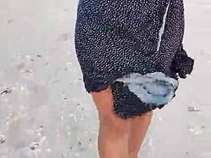 Watch Me Flash Tits And Ass On Mexican Beach!