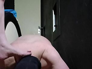 Maitresse Kantalis dominates chained slave hard