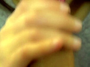 close-up wife blows stranger cock then fucks till cum in mouth