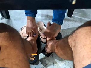 she lost pool bet but won huge cock slamming her pussy on street