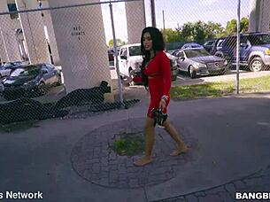 Latina's Cum-Dripping Shame Walk Home
