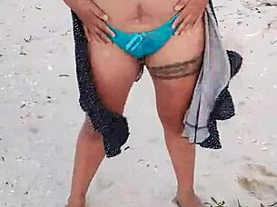 Watch Me Flash Tits And Ass On Mexican Beach!