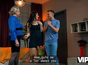 retro pornstar reunites with best friend for wild fuck