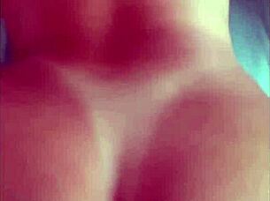 i played with my pussy then took raw dick inside no condom creampie fun