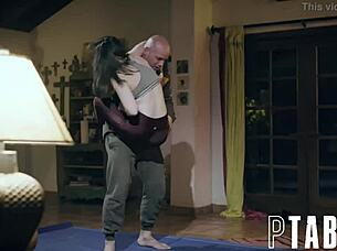 casey calvert's losing bet means stuntman's anal rimjob domination facial