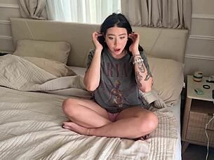 gf cheats aside, goth stepsis rosie rider's big tits tempt