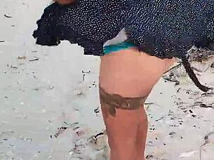 Watch Me Flash Tits And Ass On Mexican Beach!