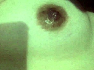 filipina girlfriend's pink nipples licked in homemade fetish