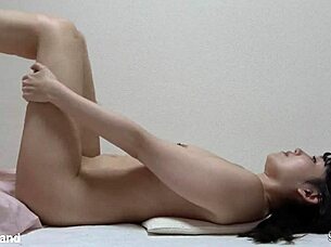 cute japanese girl secret yoga nude natural tits stretching workout