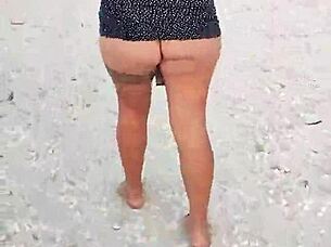 Watch Me Flash Tits And Ass On Mexican Beach!