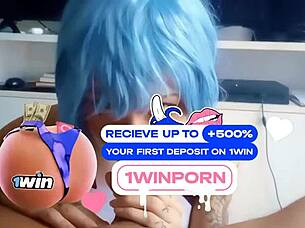 rei ayanami cosplay sucks cock cums in suit