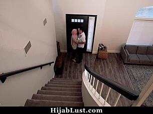 Chloe amour's shy arab ass rides bobby's big cock