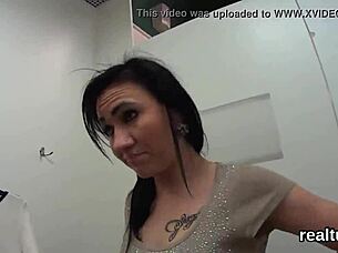 hey check out this czech nympho seduced in the shop stripped and plowed hard pov