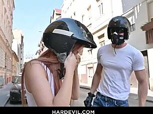 Matthew Pounds and Toys Megan Murkowski's Redhead Asshole to Facial