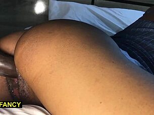 Monster Cock Destroys Teen Ebony's Perfect Shaking Ass