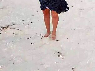 Watch Me Flash Tits And Ass On Mexican Beach!