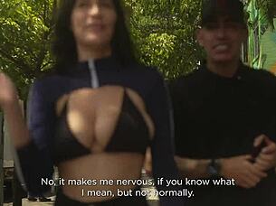 BIG TIT LATINA PICKS UP STRANGER FOR PUBLIC STREET PORN FUCK RIDE