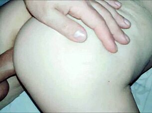 married couple's homemade lingerie anal wedding night passion