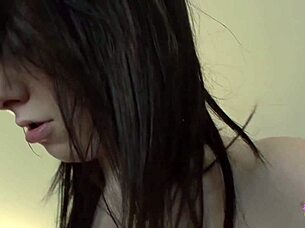 milf teaches cute brunette pussy licking and fingering fun 😘👭
