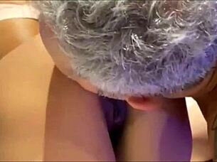 young beauty's sugardaddy tries anal penetration first time