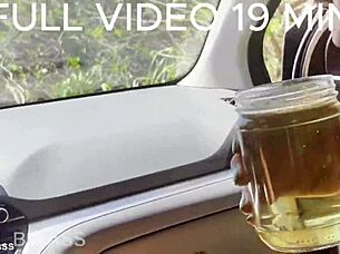 Today's sheer car piss video out now babes! 😍 Piss drinking fetish subscribe and enjoy!