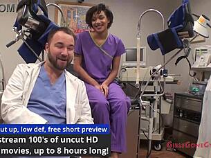 Jackie Banes gets wild in latex gloves and jeans tit play!