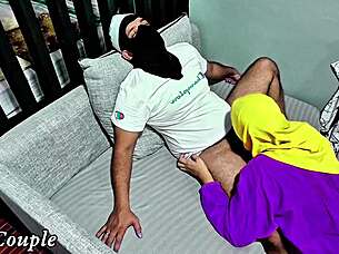 Muslim Widow Wife Fucked Hard By Secret Lover!