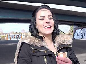 german 18yo marie street casting fucked for cash
