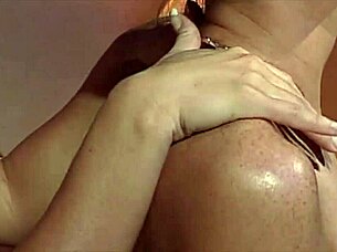 two beautiful sluts tease guy into wet bedroom threesome orgy