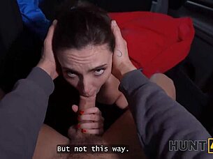 backseat pounding athletic hottie before boyfriend watches