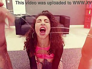 wet anal slut ana wrecked 4on1 dap fisting gape squirt swallow