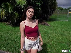 Mae milano craves milan's throbbing monster cock