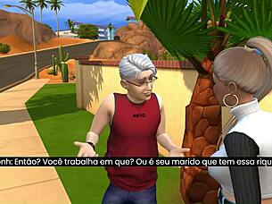 old man hunts married woman in visual novel rpg episode one