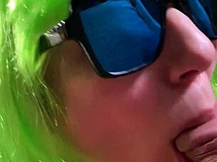 Monster cock bends her over for wet pussy cumshot explosion