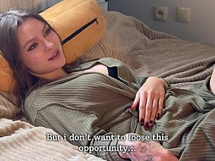 cheating wife squirts multiple times during intense passionate fucking