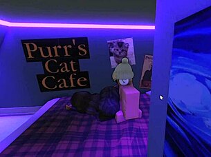 ripped leggings in cafe led straight to wild monster cock sex
