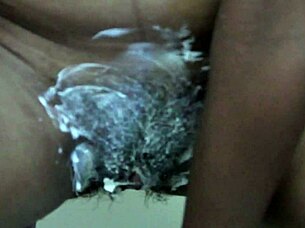 wanna watch lisette shave hairy pussy smooth