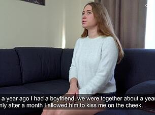 Cili Kocsonya's shy virgin pussy tease casting