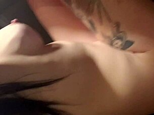 Post-Party Pounding Two Exotic Friends Cum Mouth Swallow!