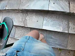 eighteen and already soaking wet outdoors?