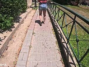 eighteen and already soaking wet outdoors?