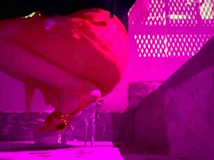 Italian Milf Artemisia Love's Long Legs in Sexy Lingerie Heels